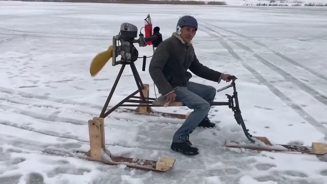 Наші саморобні Аеросани - Аэросани - Snowmobile