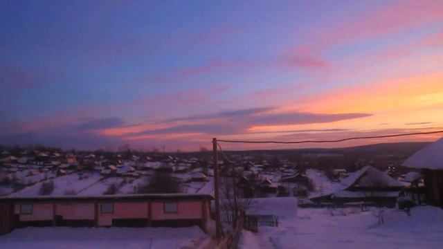 Встречаем уральский рассвет//деревенские будни смотреть онлайн