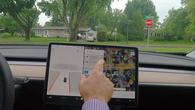 conduite entièrement autonome Tesla à Québec! FSD beta смотреть онлайн