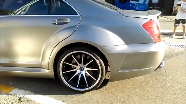 Mercedes-Benz S 65 AMG V221 Widebody by Prior Design Sound in Puerto Banús смотреть онлайн