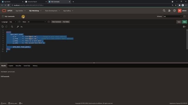 Send Email From Oracle Apex смотреть онлайн