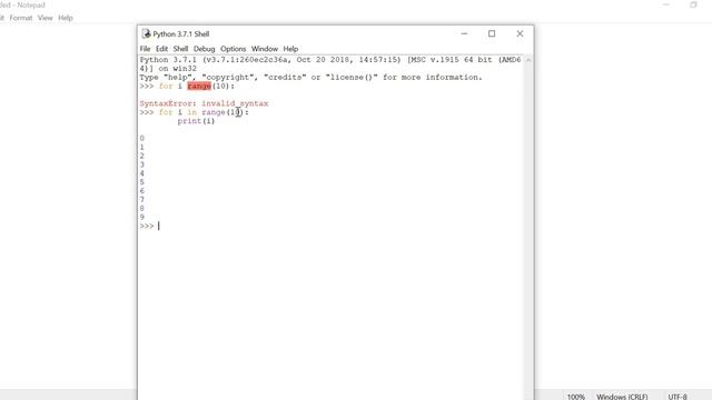Python- range( ) function Example смотреть онлайн