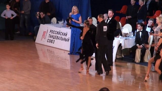 Лейтланд Владимир - Евдокимова Мария Чемпионат РТС Молодежь-1 Латина 1/4 Самба смотреть онлайн