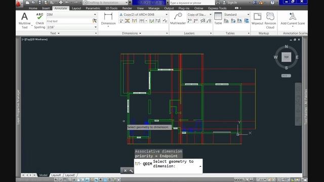 Learning AutoCAD 2013 tutorial 15: Working with Annotative Styles. смотреть онлайн