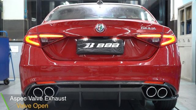 ASPEC Exhaust Alfa Romeo Giulia 280HP