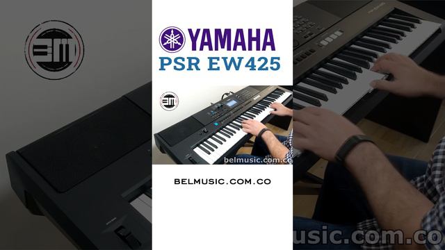 Teclado Yamaha PSR EW425 смотреть онлайн