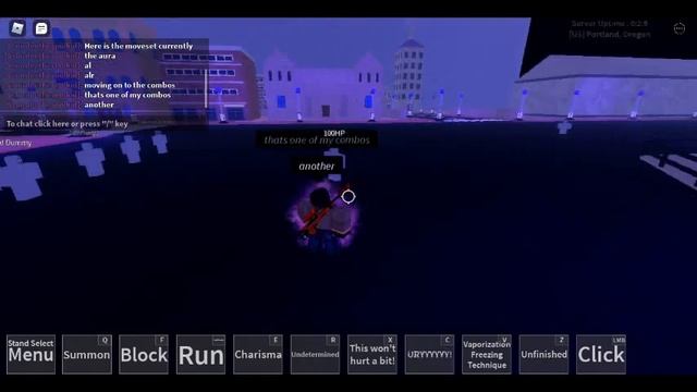 Roblox Dio brando showcase [N the Jojo Game] смотреть онлайн