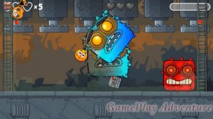 Red Ball 4: 2 Orange Soccer & C. Orange Ball with Red Boss 'Volume 3' & Color Boss 'Volume 5'