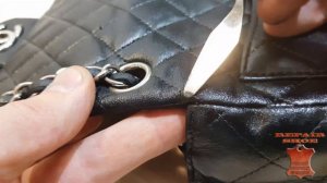 Покраска сумок из кожи. Износ кожи сумочки CHANEL что делать