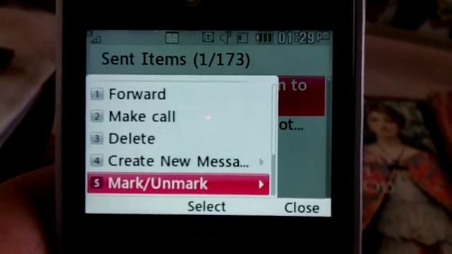 LG 900g Phone How to delete text Messages (instruction how to delete Messages) смотреть онлайн