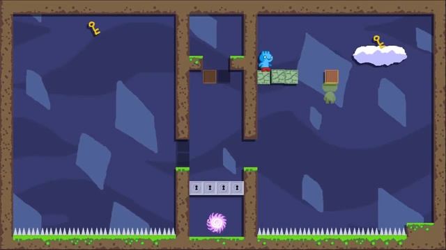 Toodee and Topdee Game Walkthrough смотреть онлайн