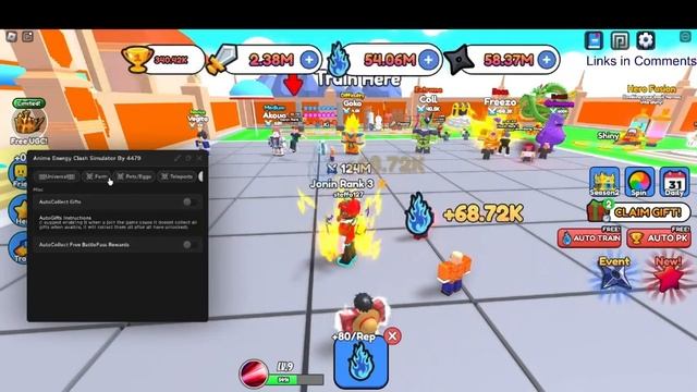 NEW FREE LIMITED INF WINS Anime Energy Clash Simulator Roblox SCRIPT OP INF STRENGHT PASTEBIN 2023 смотреть онлайн