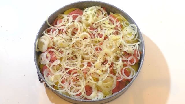 ЗАПЕЧЕНЫЙ КАРТОФЕЛЬ С МЯСОМ. Potatoes with meat. смотреть онлайн