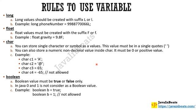 Core Java - Data Type & Variable смотреть онлайн