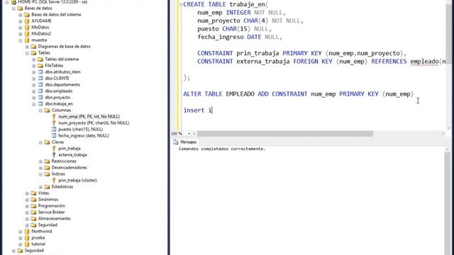 Creación tablas FOREIGN KEY - SQL Server Management Studio - Parte 17 смотреть онлайн