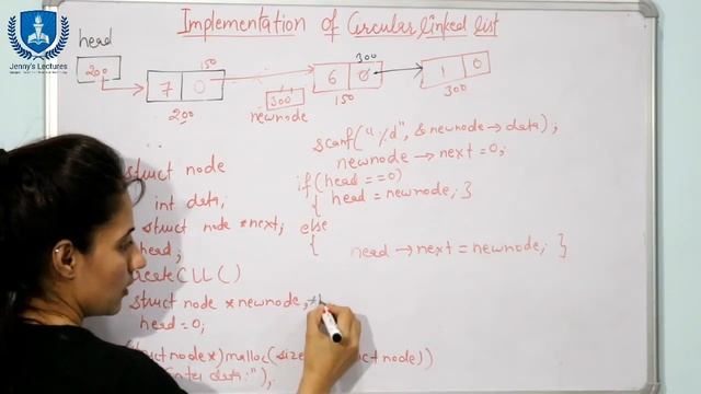 2.14 Circular Linked List in Data Structure | Creation and Display | DSA Course смотреть онлайн
