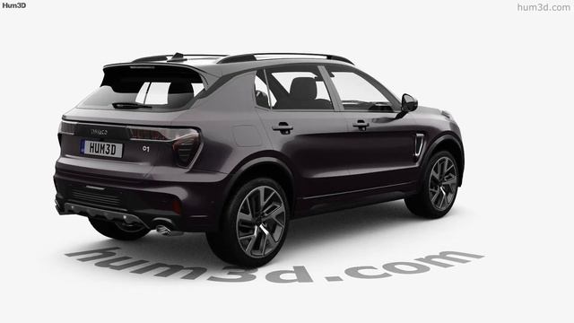 Lynk Co 01 PHEV 2020 3D model by Hum3D.com смотреть онлайн