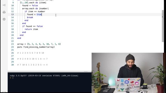 Day 19 of 30 - Ruby Coding Challenge - Ruby Way to Missing Number смотреть онлайн