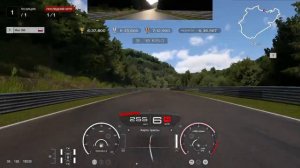 Знакомство с трассой Нюрбургринг 1 круг на время. Gran turismo 7