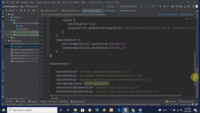 View Binding in Android Java смотреть онлайн