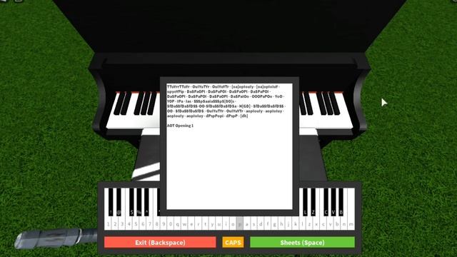ROBLOX Virtual Piano | Attack On Titan OP1 Easy (Sheets in desc) смотреть онлайн