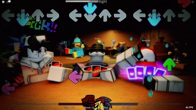 Pasta Night song on Roblox Lemon Funky Hypno lullaby mod смотреть онлайн