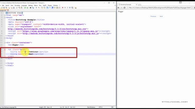 19. Bootstrap Pager Pagination смотреть онлайн