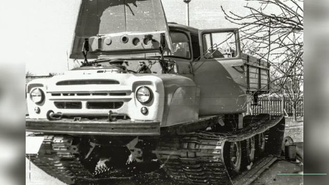 Советский вездеход В-1,,Витязь''на базе ЗИЛ-130. смотреть онлайн