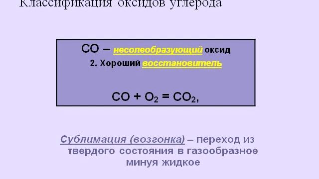 Оксиды углерода смотреть онлайн