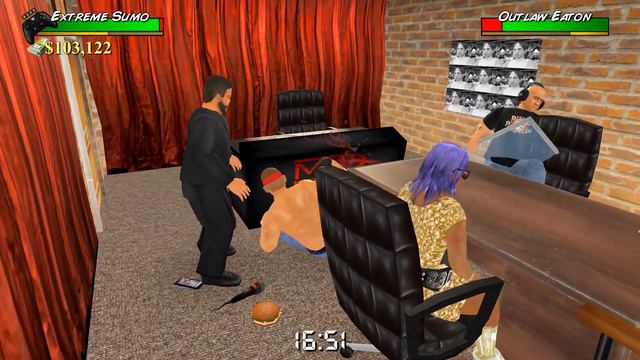 Wheelchair Action!! MDickie's Wrestling Empire Career #21 смотреть онлайн