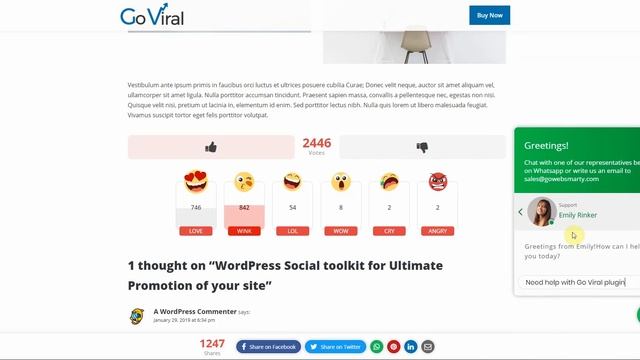 Whatsapp chat + Messenger chat plugin for WordPress 2020 смотреть онлайн