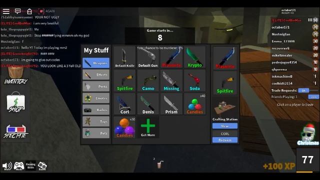 Roblox MM2 All Codes 2018 смотреть онлайн