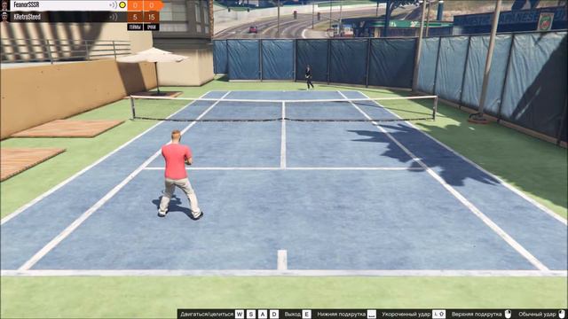 GTA ONLINE - Играем в теннис #1 смотреть онлайн