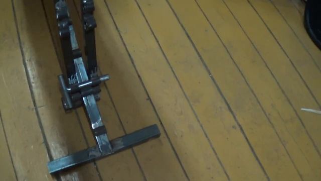 Скамья для жима штанги, пресса, прокачки ног,со стойками и партой своими руками! смотреть онлайн