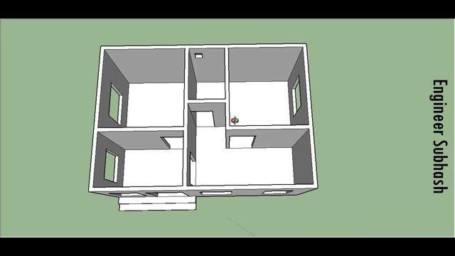 16 x 23 small village house design II 2 bed room house plan II 16 x 23 ghar ka naksha смотреть онлайн