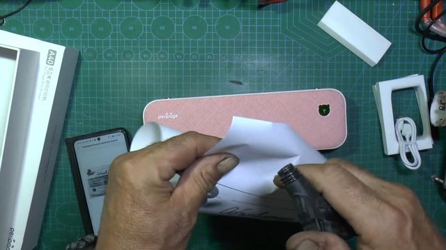 Мобильный - аккумуляторный - тепловой - принтер - PeriPage A40 смотреть онлайн