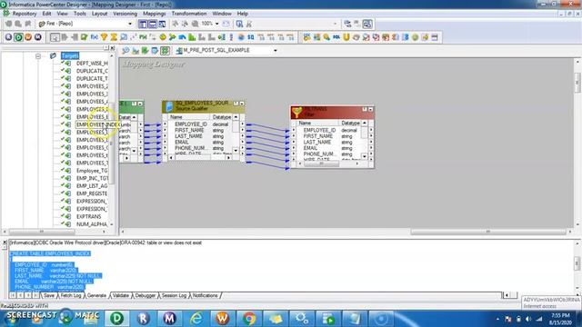 Informatica Pre and Post sql in source qualifier transformation 30 смотреть онлайн