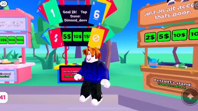 10 to 100k Robux (DAY 2) - Pls Donate Roblox смотреть онлайн