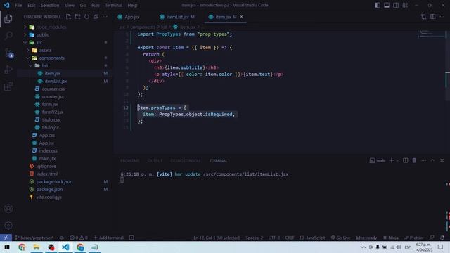 #07 React - Proptypes en componentes #react смотреть онлайн