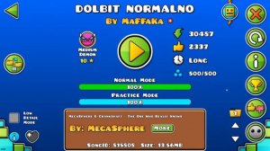 DOLBIT NORMALNO by MaFFaKA - Medium Demon 100% - Geometry Dash 2.11