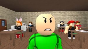 Детство Балди! Роблокс  школа Балди Русская озвучка