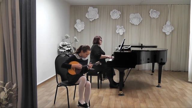 Волкова Василиса _ДШИ 46 Кемерово _Дж. Ван Хьюзен Платье в горошек и лунный свет смотреть онлайн