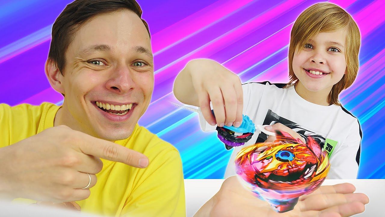 Капуки Дети и Родители: BeyBlade Burst Surge от HASBRO! - Устроим состязания игрушек для мальчиков? смотреть онлайн
