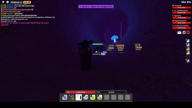 Insane Spider Queen Difficulty Tutorial | ROBLOX Vesteria смотреть онлайн