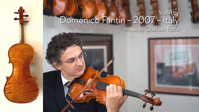 Domenico Fantin 2007 violin / Cristian Fatu / at the Metzler Violin Shop смотреть онлайн