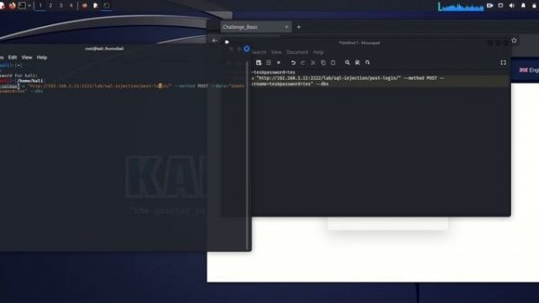 SQL Injection Post Login sqlmap POST Method