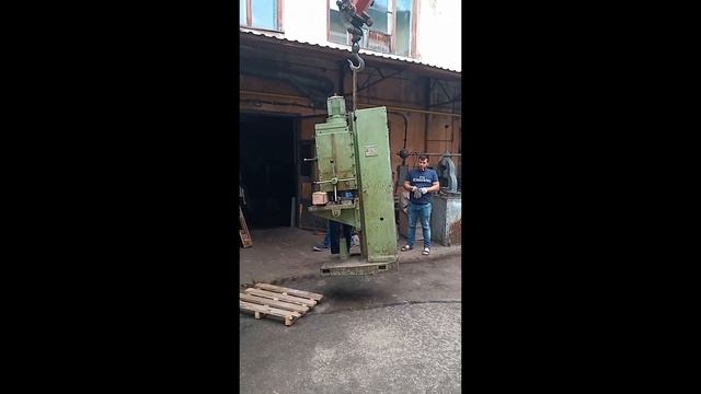 станок 2Н125 ,демонтаж / погрузка смотреть онлайн