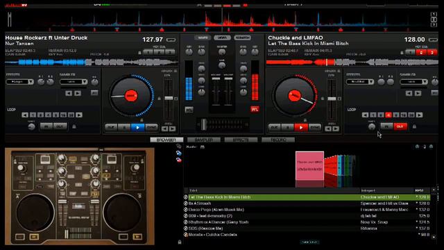 Virtual Dj & Hercules Dj Control - Basic Music Mixing