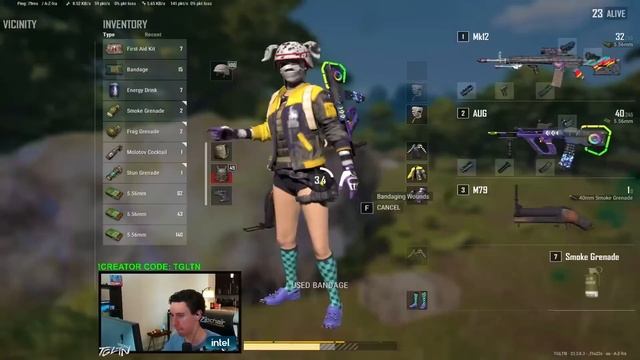 TGLTN doesn't stop fighting for the win on Sanhok... смотреть онлайн