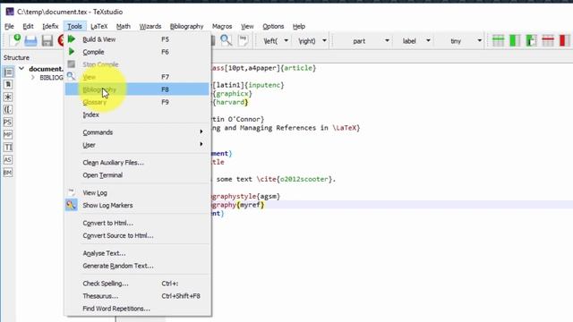 How to cite references in LaTeX